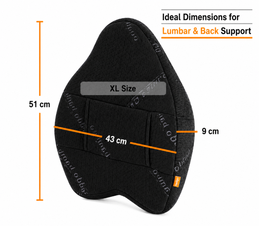 Beddo™ Bamboo Lumbar Support Pillow with Heat Therapy