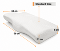 Beddo™ Bamboo Contoured Dual-Sided Side Sleeping Memory Foam Pillow